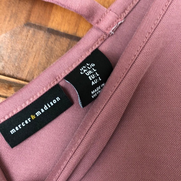 Mercer and Madison dusty rose dolman sleeve dress - Picture 2 of 2